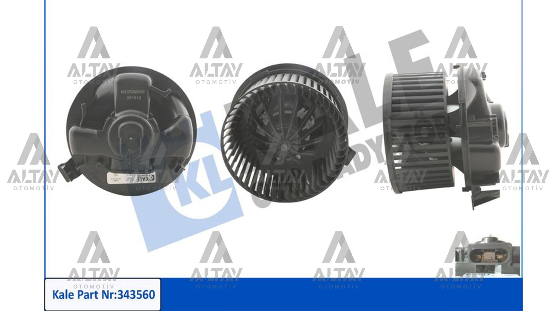 Renault Clio Radyatör Fan ve Motoru Kalorifer Iıı OEM 7701062226